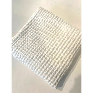 Simply Vera Wang Waffle Weave King SIze Sham White 100% Cotton Modern Luxury